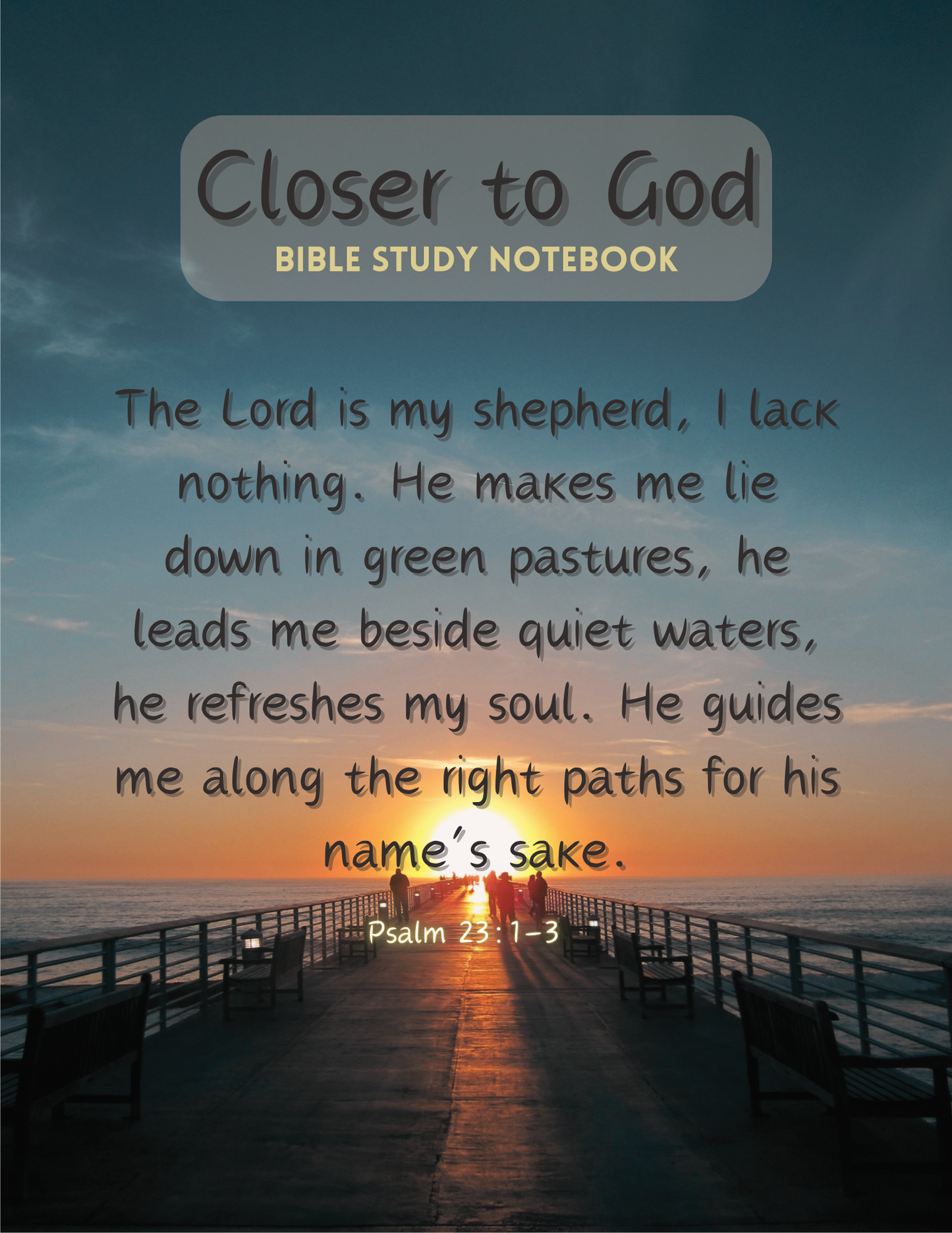 Closer to God Bible Study Notebook (C)