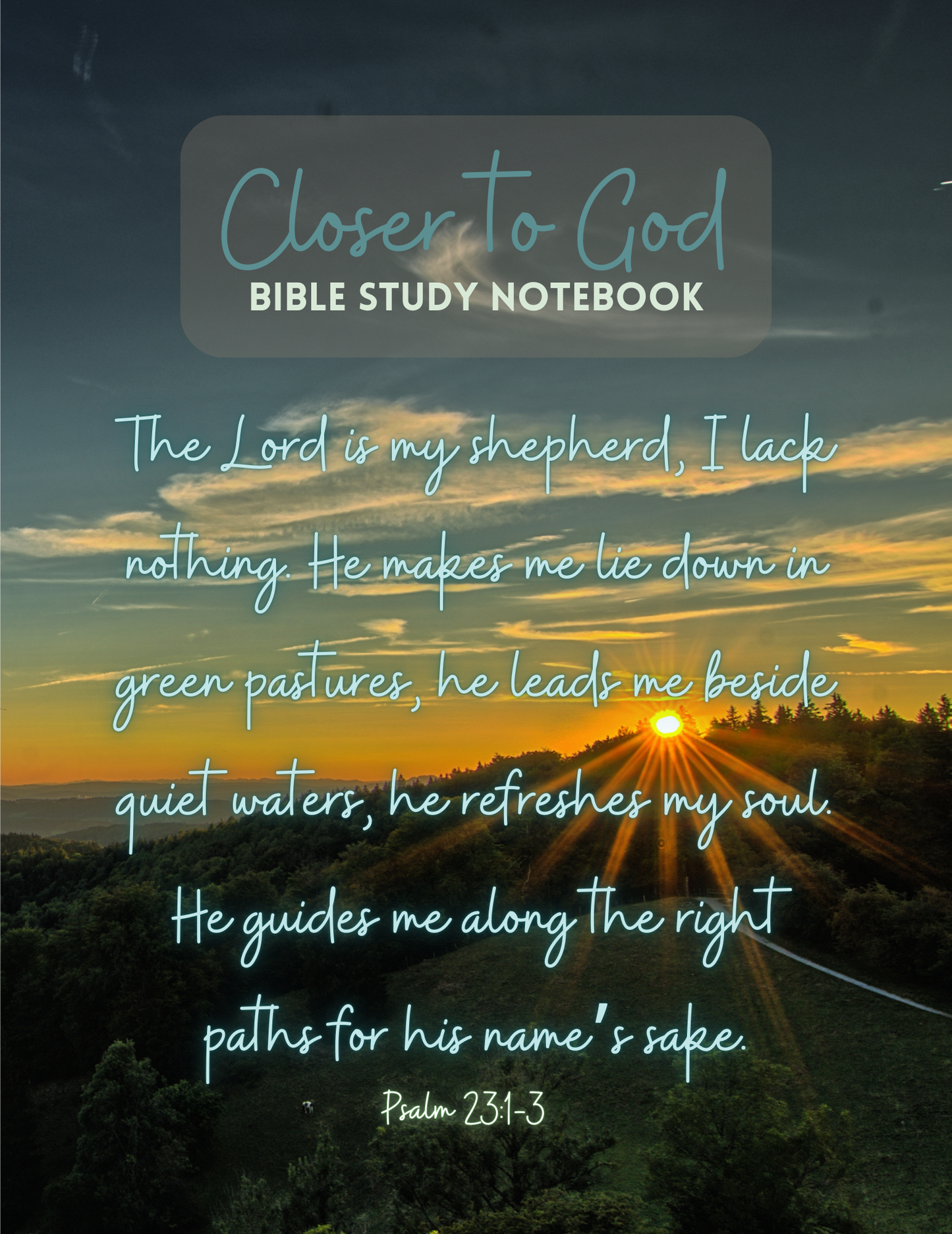 Closer to God Bible Study Notebook (H)