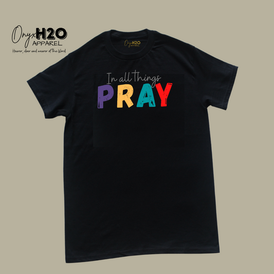 **NEW**  In All Things Pray T-shirt